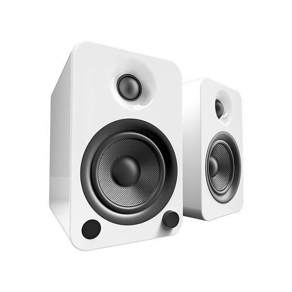 Kanto Audio Yu4 Bookshelf Speakers - Matte White